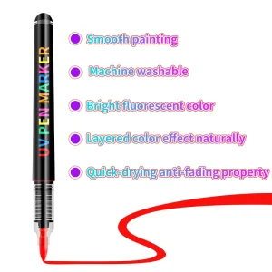 Direct Glow in the Dark Face Painting Pen for Body Art Cosplay Temporary Tattoo Pen with Eco Friendly Ink