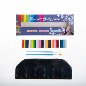 Direct Selling Multi Color Boxed Portable Body Painting Supplies Non Toxic Kids Body Face Painting Supplies Kit
