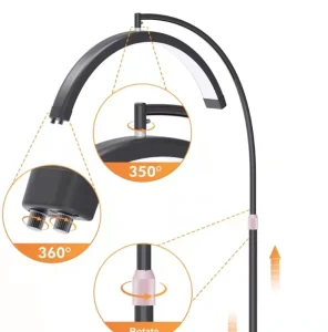 Direct Source Factory Lash Extension Light 2700K 5600K LED Lash Moon Light Lamp Lighting for Salon Floor Lamp