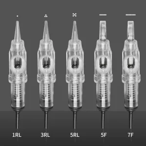 Disposable 0.30 mm 1R 3R 5R 7R 3F 5F 7F Microblading Tattoo Needles Permanent Makeup Cartridge Needles for Powder Brows Lip