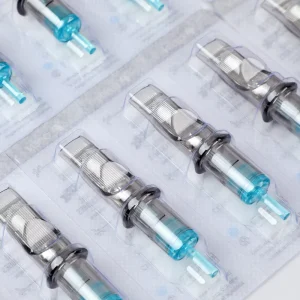 Disposable 0.35mm 316 Stainless Steel EO Gas Sterilized CE Certified Smooth Sharp Permanent Makeup Tattoo Needle Eyebrow Body