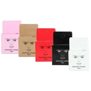 Disposable 10m Cotton Thread Eyebrow Ruler Microblading Permanent Makeup Mapping String Marker Pre Ink