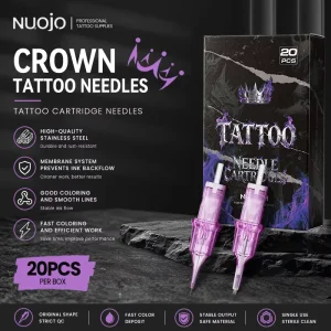 Disposable 20Pcs Box Professional Tattoo Needle Cartridge 316 Stainless Steel EO Gas Sterilized CE Eyebrow Body Art