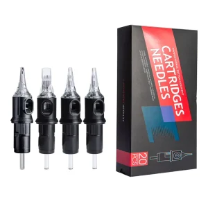 Disposable 20Pcs Stainless Steel Tattoo Needle Cartridge for Eyebrow Body Art