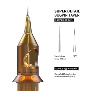 Disposable 304 Medical Stainless Steel Micro Nano Blade Microblading Needle Tattoo Eyebrow Cartridge 0.35mm 0.30mm EO Gas