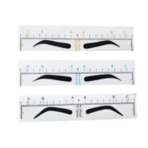 Disposable Adhesive Airbrush Eyebrow Sticker Stencil Template for Permanent Makeup Accessories Microblading Eyebrow Sticker