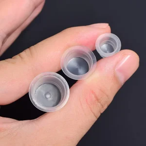 Disposable Eco-Friendly 8*10mm Transparent Plastic Tattoo Ink & Pigment Cups