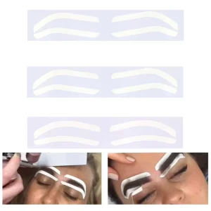 Disposable Eyebrow Auxiliary Sticker Brow Mapping Stencil for Microblading Permanent Makeup Brow Shape Tape
