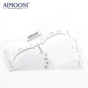 Disposable Eyebrow Stencil Microblading Ruler Sticker Eyebrow Shape for Microblading Supplies
