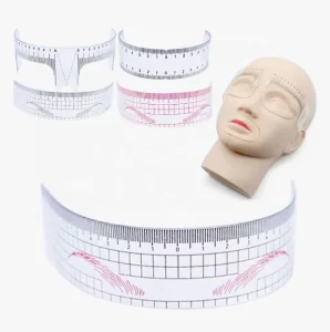 Disposable Eyebrow Stencil Tattoo Makeup Microblading Measure Tattoo Ruler Beauty Tool Eye Brow Stencil Eyebrow Line Rul