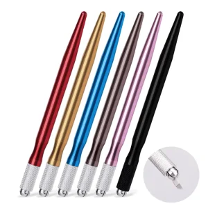 Disposable Eyebrow and Lips Tattoo Pen Manual Microblading Tool for Permanent Makeup