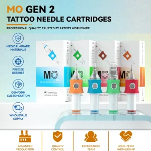 Disposable MO Gen 2 Pen Machine Cartridge Needles Sterilized With EO Microblading Permanent Makeup Needle Tattoo Custom Factory