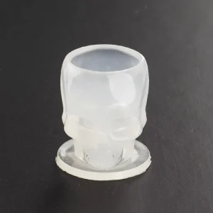Disposable Medical Plastic Ink Cup Transparent Blue Skeleton Cup 200pcs bag Tattoo Accessories Permanent Makeup Accessories