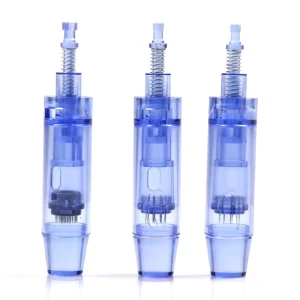 Disposable Medical Titanium Tattoo Needles 9 12 24 36 Nano Blue Long Bayonet Cartridges A1 A6 N2 MYM M5 M7 for Commercial Home