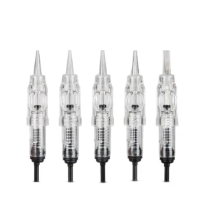 Disposable Microblading Eyebrow Tattoo Needles 1R 3R 5R 5F 7F Sterilized Permanent Makeup Cartridge Needles