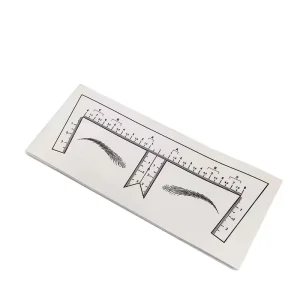 Disposable Microblading Ruler Stencils with Eyebrow Shape Microblading Tattoo Eyebrow Design Eyebrow Mapping Tool