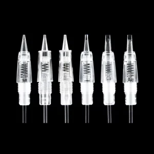 Disposable Microblading Tattoo Machine Needles 1P 1R 3P 3R 5R 5F 7F Permanent Makeup Cartridges Eyebrow Tattoo Supplies