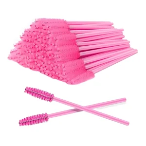 Disposable Microblading Tools Mascara Eyelash Extension Wands pink Black Eyebrow Eyelash Brushes