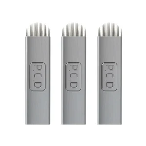 Disposable PCD Microblading Blades 12/14 Pins Eyebrow Tattoo Needle Permanent Makeup Tool