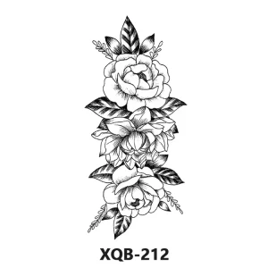 Disposable Paper Temporary Tattoo Stickers Herbal Juice Ink 14 Day Shelf Life for Body Application Fashionable Design for