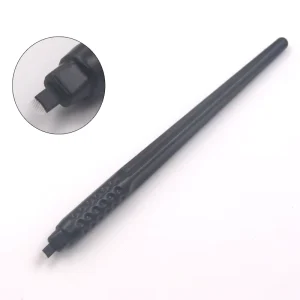 Disposable Permanent Makeup Black Hand Tools With 7/9/11/12/14/16/18F/12/14U Pins Blades Microblading Pen