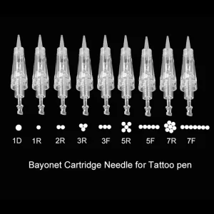 Disposable Permanent Makeup Cartridge Needles for Tattoo 1RL/3RL/5RL/7RL/5F/7F for Digital Eyebrow/lips/eyeliner Machine
