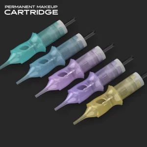 Disposable Permanent Makeup Cartridge Sterilized Jelly Colour Style Eyebrows Lip Blush Tattoo Needle RL