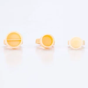 Disposable Permanent Makeup Pigment Soft Ink Cups Pigment Ring Cups for Eyeline Lips Tattoo MTS