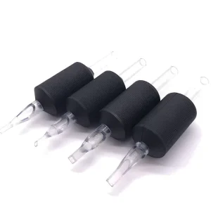 Disposable Permanent Tattoo Needles and Grips High Quality Plastic & Silicone 30MM Body Art Tattoo Accessories