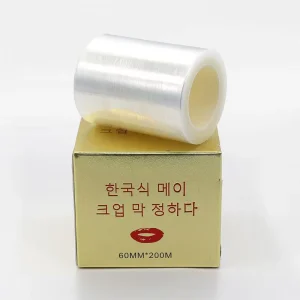 Disposable Plastic Barrier Film Wrap Eyebrow Tattoo Lip Eyelash Extension Cover Permanent Cling Ink Tool Lash Preserve