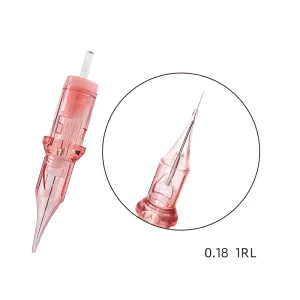 Disposable Plastic Membrane Tattoo Cartridge Needles for Permanent Makeup Eyebrow Body Art 3.5mm Length Sterilized