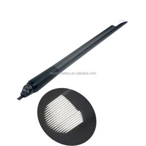 Disposable Portable 0.15mm U-Shape Microblading Pens 18 Pin Nano Permanent Makeup Eyebrow Tattoo Tools
