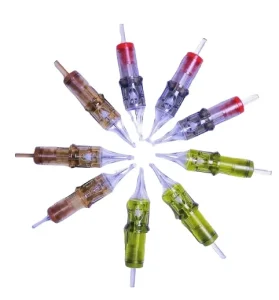 Disposable Safety Customization Round Liner Shader Tattoo Needle Cartridges With 304 316 Stainless Steel
