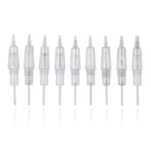 Disposable Screw Tattoo Needles Cartridges for Permanent Eyebrow Lips Microblading Makeup