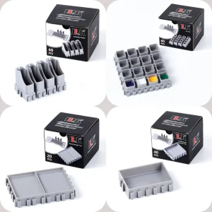 Disposable Self standing Tattoo Ink Cup Holder Tattoo Cream Tray Permanent Makeup Tattoo Cartridges Holder