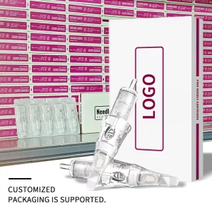 Disposable Stainless Steel Custom Permanent Makeup Cartridge Needle PMU Eyebrow Needles Factory Supporting Private Label