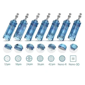 Disposable Stainless Steel M8S A8S A9 Dr Pen Needle Cartridge 12/18/24/36/42 Pins Nano Micro Needles Permanent Makeup Needle