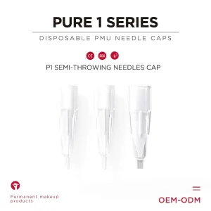 Disposable Stainless Steel Microblading Needles Tattoo Cartridge for P1 Permanent Makeup Machine Pen Semi Throwing Needles