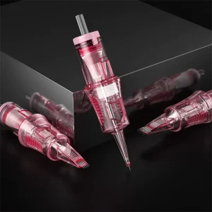 Disposable Stainless Steel Permanent Makeup Tattoo Needle with Cartridge Sterilized for Eyebrow Use