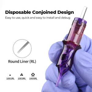 Disposable Stainless Steel Permanent Needle Cartridges for Permanent Makeup Compatible Universal PMU Machines