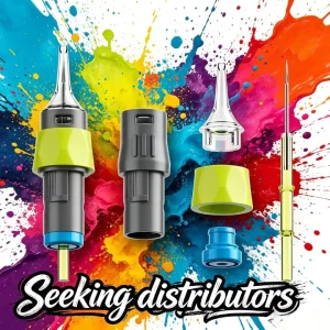 Disposable Stainless Steel Permanent Tattoo Needles Cartridge 100% EO Gas Sterilized Membrane System for Eyebrow Body Art
