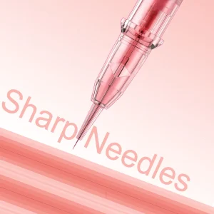 Disposable Stainless Steel Permanent Tattoo Needles for Eyebrow Use Skin Safe Cartridge