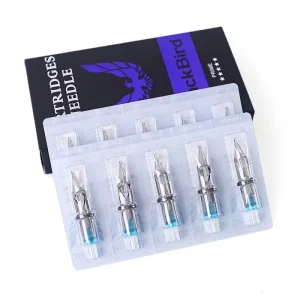 Disposable Stainless Steel Tattoo Cartridge Needle Soft Membrane System 0.35mm Diameter EO Gas