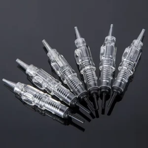 Disposable Sterilized 1RL 0.18 0.25mm PMU Embroidery Cartridge Needles for Permanent Makeup