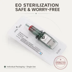 Disposable Sterilized Tattoo Needle Cartridges Silicone Membrane Big Size Cartridge 10 Pieces/Box for Professional Artists