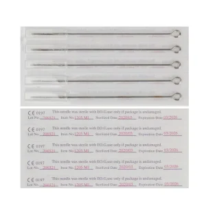 Disposable Sterilized Tattoo Needles Essential Supplies for Permanent Makeup Body Art