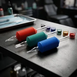 Disposable Tattoo Grip SGA1 Permanent in Box Plastic Material for Body Art