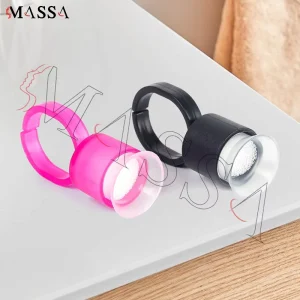 Disposable Tattoo Ink Sponge Ring Cups Needle Safe Silicone Ring Ink Cups Splash Proof Eyebrow Tattooing Tattoo Tools