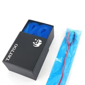 Disposable Tattoo Machine Cord Protective Sleeves Multi Color Plastic Line Cover Bags Permanent Makeup Tattoo Accessories