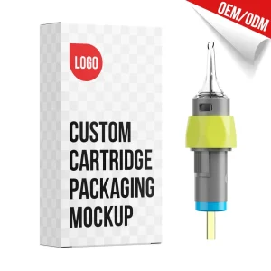 Disposable Tattoo Needle Cartridge 0.35mm Professional Liner Finger Ledge 304 Stainless Steel EO Gas Sterilized